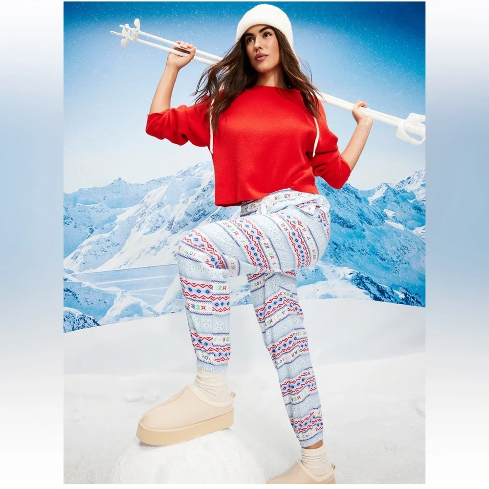 🆕 Old Navy Women's High-Waisted Flannel Pajama Jogger Bottoms PJ Pants M (8-10)